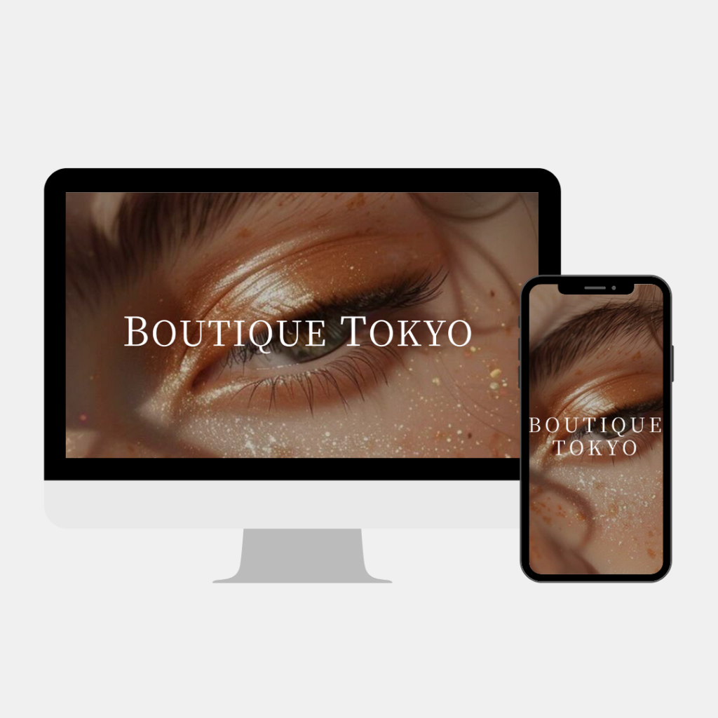 BOUTIQUE Tokyo 様 LP風HP制作